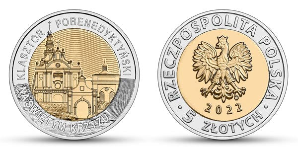 5 zł 2022 r. - Klasztor pobenedyktyński na Świętym Krzyżu - Odkryj Polskę (15)