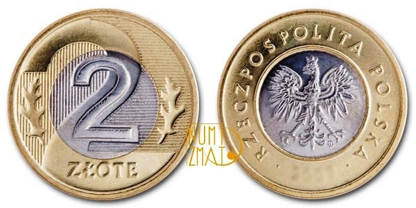2 zł 2014 r. dwa złote